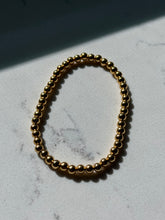 Load image into Gallery viewer, Gold Vermeil Elastic Ball Bead Bracelet
