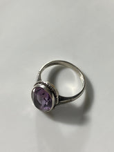 Load image into Gallery viewer, Amethyst Sterling Silver Ring
