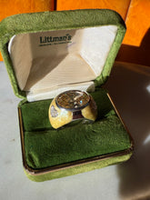 Load image into Gallery viewer, Pastel Yellow Enamel Sterling Silver Ring Size 8.5
