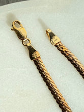 Load image into Gallery viewer, Italian 14k Yellow Gold Cuban Link Pear Cut Emerald &amp; Diamond Halo Drop Necklace
