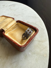 Load image into Gallery viewer, Marcasite Sterling Silver Ring Size 5.25
