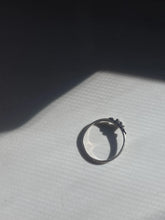 Load image into Gallery viewer, Crushed Turquoise Inlay Heart Sterling Silver Ring Size 8
