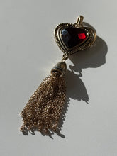 Load image into Gallery viewer, Vintage Chunky Red Tassle Pendant

