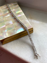Load image into Gallery viewer, CZ Sterling Silver Tennis Bracelet
