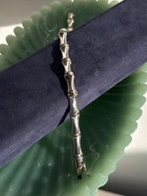 Load image into Gallery viewer, Bamboo Link Sterling Silver Bracelet 7.25”
