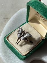 Load image into Gallery viewer, Luna Moth Sterling Silver Ring Size 8
