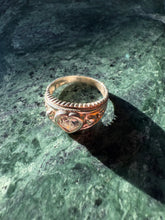 Load image into Gallery viewer, Heart CZ Sterling Silver Ring 10.5
