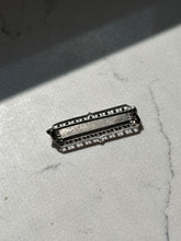 Load image into Gallery viewer, Vintage Guilloche Enamel Sterling Silver Brooch
