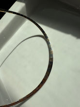 Load image into Gallery viewer, Two-Tone Sterling Silver Gold Vermeil Omega Collar Necklace 17”
