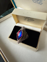 Load image into Gallery viewer, Dragons Breath Sterling Silver Ring Size 7.5
