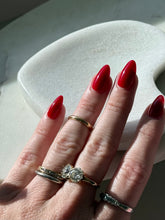 Load image into Gallery viewer, ‘Art Carved’ 14k Yellow Gold Solid Donut Band Size 3.25
