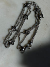Load image into Gallery viewer, Vintage Star Sterling Silver Necklace 16”
