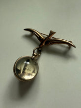 Load image into Gallery viewer, 1930s Gold Fill Photo Chatelaine Brooch
