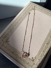 Load image into Gallery viewer, Gold Vermeil Interlocking Mariner Link Necklace
