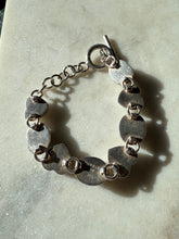 Load image into Gallery viewer, Tigers Eye Sterling Silver Heart Bracelet 7.75”
