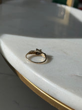 Load image into Gallery viewer, 14k Yellow Gold &amp; 18k White Gold Diamond Arrow Ring
