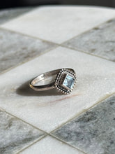 Load image into Gallery viewer, Blue Topaz Sterling Silver Ring Size 9.25
