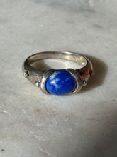 Load image into Gallery viewer, Vintage Sodalite Sterling Ring Size 6
