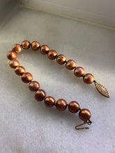Load image into Gallery viewer, Freshwater Pearl Strand 14k Yellow Gold Bracelet
