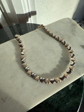 Load image into Gallery viewer, Italian Sterling Silver Heart Link Necklace 17”
