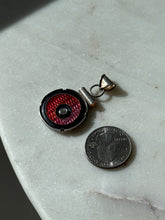 Load image into Gallery viewer, Vintage Pink Enamel Sterling Silver Pendant
