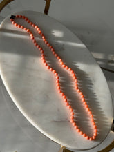 Load image into Gallery viewer, Angel Skin Coral Sterling Necklace 24”
