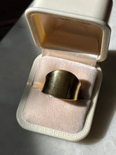 Load image into Gallery viewer, Gold Vermeil Wide Ring Size 11.25
