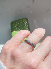 Load image into Gallery viewer, Pandora Sterling Silver Pave Stone Ring
