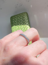 Load image into Gallery viewer, Pandora Sterling Silver Pave Stone Ring
