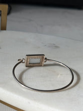 Load image into Gallery viewer, Sterling Silver Floral Bangle Bracelet
