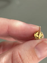 Load image into Gallery viewer, LeVian Chocolate &amp; White Diamond 14k Gold Push Back Earrings
