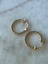 Load image into Gallery viewer, Mini Gold Vermeil Hoops
