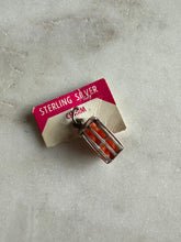 Load image into Gallery viewer, Vintage Deadstock Sterling Silver Orange Basket Charm
