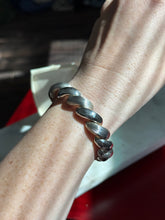 Load image into Gallery viewer, Vintage Italian Sterling Silver Jumbo San Marco Bracelet 7.25”
