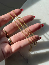 Load image into Gallery viewer, Italian 14k Solid Yellow Gold Biker Chain 20”
