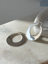 Load image into Gallery viewer, Vintage Sterling Silver Hoops
