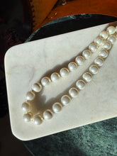 Load image into Gallery viewer, Chunky Pearl Sterling Silver Necklace 19”
