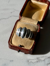Load image into Gallery viewer, Vintage Solid Sterling Ribbed Ring Size 10
