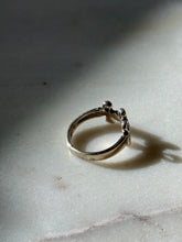 Load image into Gallery viewer, Triple Ankh Sterling Silver Ring Size 6
