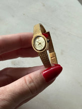 Load image into Gallery viewer, Italian Jules Jurgensen Goldtone Ladies Wrist Watch 6.25”
