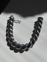Load image into Gallery viewer, Italian Jumbo San Marco Link Sterling Silver Bracelet 7.25”
