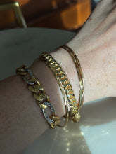 Load image into Gallery viewer, Solid Italian Gold Vermeil Cuban Link Bracelet 7.5”
