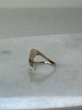 Load image into Gallery viewer, Vintage Sterling Wave Ring Size 7.25
