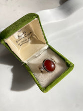 Load image into Gallery viewer, Carnelian Vintage Sterling Silver Ring
