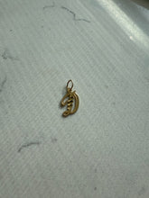 Load image into Gallery viewer, Vintage Cursive ‘D’ 14k Yellow Gold Charm
