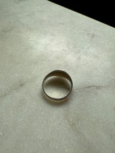 Load image into Gallery viewer, Black Enamel Ankh Sterling Silver Ring Size 5
