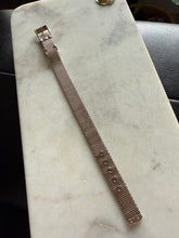 Load image into Gallery viewer, Mesh Buckle Sterling Silver Bracelet 6”-7”
