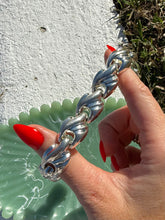 Load image into Gallery viewer, Italian Sterling Silver Chunky Bracelet 7”
