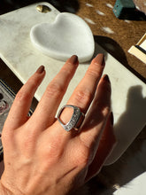 Load image into Gallery viewer, Vintage Sterling Silver Ring Size 6.5
