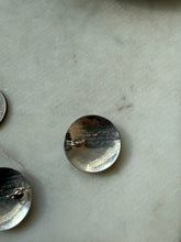 Load image into Gallery viewer, Vintage Herbert Begay Sterling &amp; 14k Gold Disc Earrings
